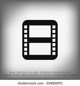 movie film strip vector icon