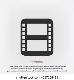 movie film strip vector icon