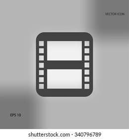 movie film strip vector icon
