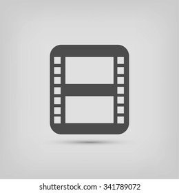 movie film strip vector icon