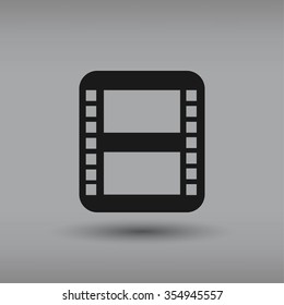 movie film strip vector icon