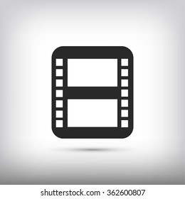movie film strip vector icon