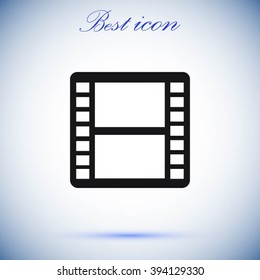 movie film strip vector icon