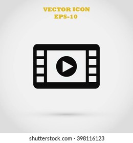 movie film strip vector icon