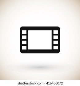 movie film strip vector icon