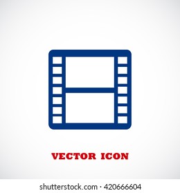 movie film strip vector icon