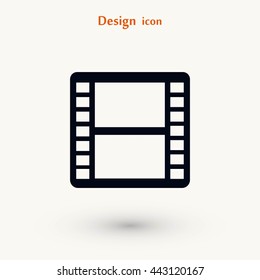movie film strip vector icon