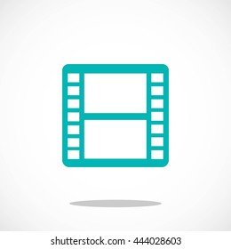 movie film strip vector icon