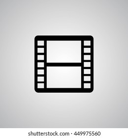 movie film strip vector icon