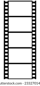 Movie Film Strip, vector illustration