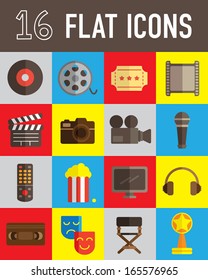 Movie Flat Icon