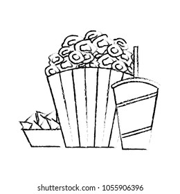 movie food pop corn soda snacks