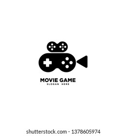Movie Game logo template, vector illustration - Vector