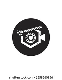 movie icon, camera icon, cinema icon, vector