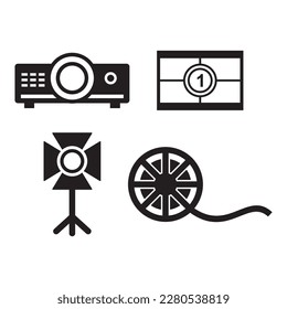 movie icon , cinema icon vector