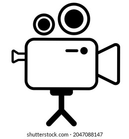 movie icon design, cinema sign or symbol