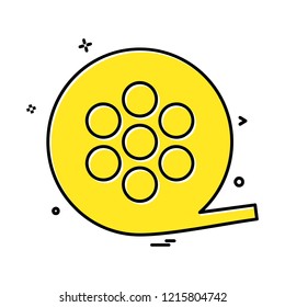 Movie icon design vector