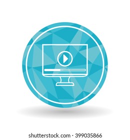 movie icon design, vector illustration