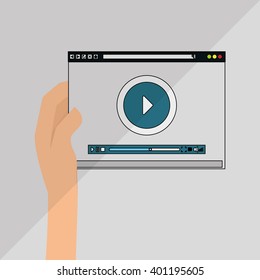 movie icon design, vector illustration