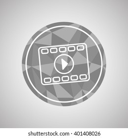movie icon design, vector illustration