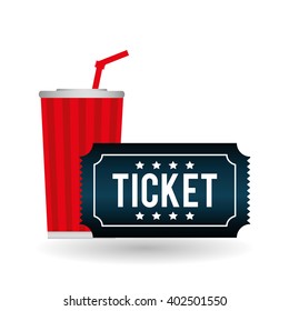 Movie icon design , vector illustration