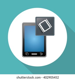 movie icon design, vector illustration