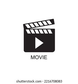 movie icon , media icon vector