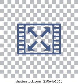 Movie Icon , Media Icon Vector