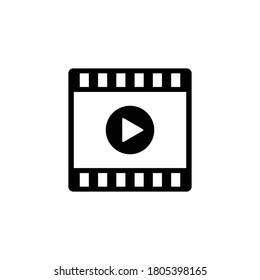 Movie icon, Play Video vector icon