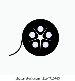Movie Icon. Reel, Cinema Symbol - Vector.