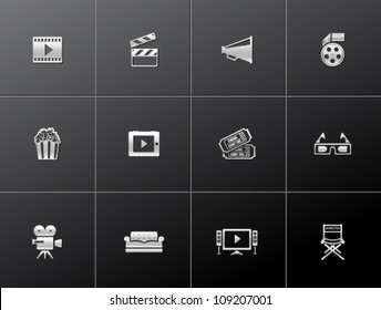 Movie Icon Series In Metallic Style