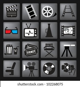 Movie icon set