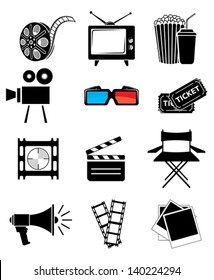 Movie icon set