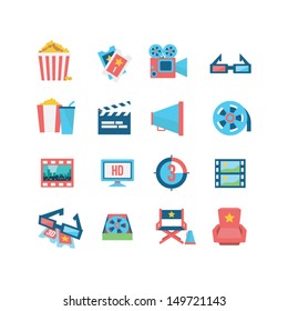 Movie icon set