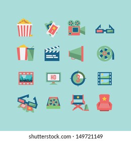 Movie icon set