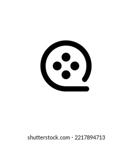 Icono de película Vector simple Ilustración perfecta