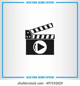 Movie icon vector