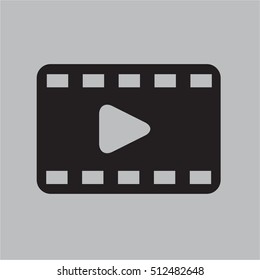 movie icon vector
