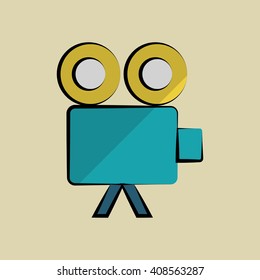 Movie  icon, vector design
