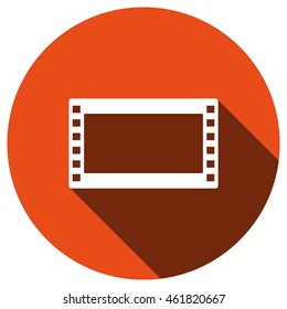 Movie Icon, vector, icon flat