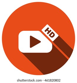 Movie Icon, vector, icon flat