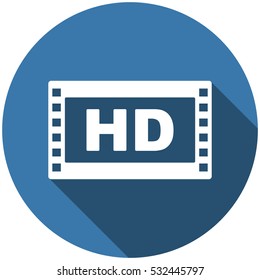 Movie Icon Vector flat design style