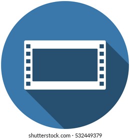 Movie Icon Vector flat design style