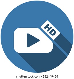 Movie Icon Vector flat design style