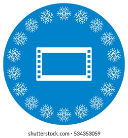 Movie Icon Vector flat design style