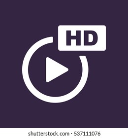 Movie Icon Vector flat design style