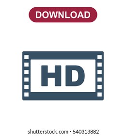 Movie Icon Vector flat design style