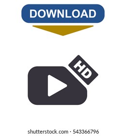 Movie Icon Vector flat design style