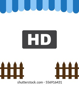 Movie Icon Vector flat design style