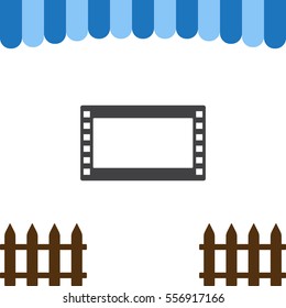 Movie Icon Vector flat design style